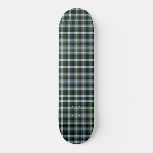 Tartan Clan Gordon Kariert Lila Green Checkered Skateboard (Vorderseite)