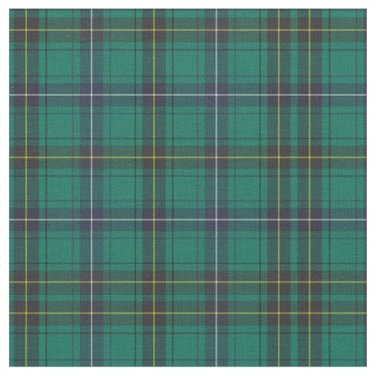 Tartan Clan Henderson Kariert Pattern Green Karo Stoff (Nahaufnahme)