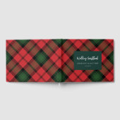 Tartan Clan Kerr Kariert Red Green Checkered Gästebuch (Voll)