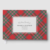 Tartan Clan MacBean Wedding Gästebuch (Vorderseite)