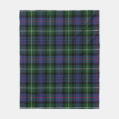 Tartan Clan MacKenzie Kariert Green Lila Fleecedecke (Vorderseite)