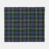 Tartan Clan MacKenzie Kariert Green Lila Fleecedecke (Vorderseite (Horizontal))