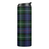Tartan Clan MacKenzie Karierter grüner Karo Thermosbecher (Nach links gedreht)
