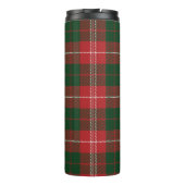 Tartan Clan MacKinnon Karierter grüner Karo Thermosbecher (Rückseite)