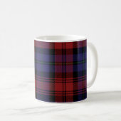 Tartan Clan MacLachlan Kariert Black Red Karo Kaffeetasse (VorderseiteRechts)