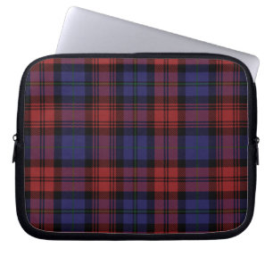 Tartan Clan MacLachlan Kariert Red Lila Checkered Laptopschutzhülle