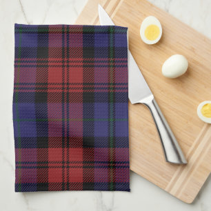 Tartan Clan MacLachlan Karo Lila Schwarz Kariert Geschirrtuch