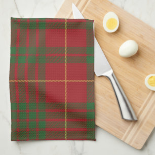 Tartan Clan MacTavish Rot Grün Karo Geschirrtuch