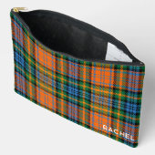Tartan Clan Murray Kariert Blue Orange Green Custo Zubehörtasche (Offen)