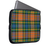 Tartan Clan Murray Kariert Orange Blue Karo Laptopschutzhülle (Vorne Rechts)