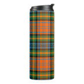 Tartan Clan Murray Kariert Orange Blue Karo Thermosbecher (Nach links gedreht)