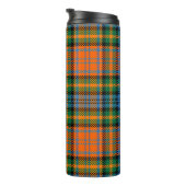 Tartan Clan Murray Kariert Orange Blue Karo Thermosbecher (Nach rechts gedreht)