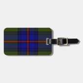 Tartan-Clan Shaw Gepäckanhänger (Vorderseite horizontal)