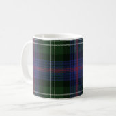 Tartan Clan Sutherland Karierter grüner Karo Kaffeetasse (Vorderseite Links)