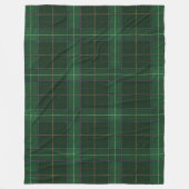 Tartan Clan Walsh Kariert Green Karo Pattern Fleecedecke (Vorderseite)