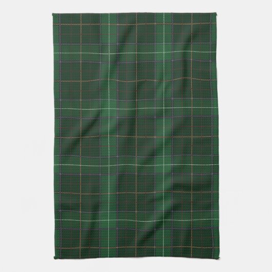 Tartan Clan Walsh Kariert Green Karo Pattern Geschirrtuch (Vertikal)