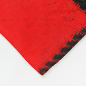 Tartan Color Red Gibney The Museum Zazzle Fleecedecke (Ecke)