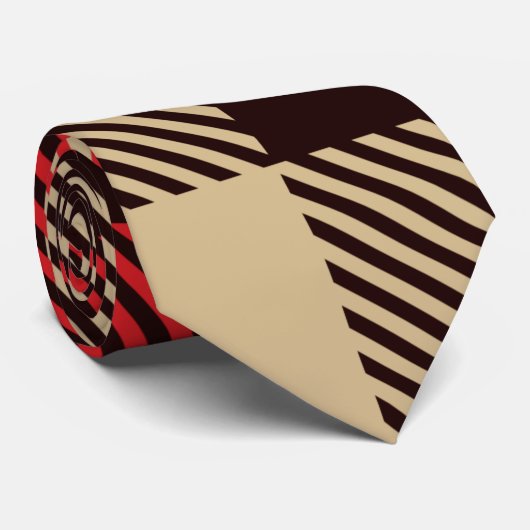 Tartan Colorful Krawatte (Gerollt)