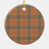 Tartan-Creme Keramikornament (Hinten)