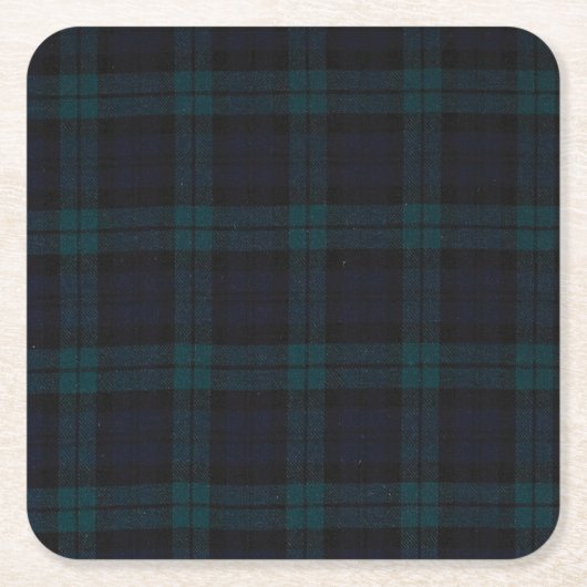 Tartan Custom Square Untersetzer (Vorderseite)