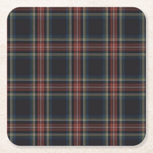 Tartan Custom Square Untersetzer (Vorderseite)