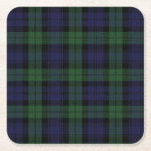 Tartan Custom Square Untersetzer (Vorderseite)