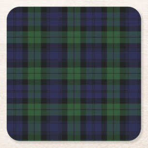 Tartan Custom Square Untersetzer
