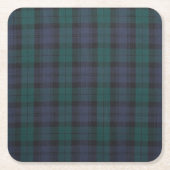 Tartan Custom Square Untersetzer (Vorderseite)
