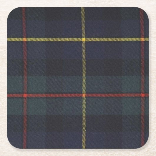 Tartan Custom Square Untersetzer (Vorderseite)