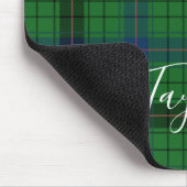Tartan Davidson Plaid Blau Grün Personalisiert Mousepad (Ecke)