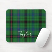 Tartan Davidson Plaid Blue Green Personalized Mousepad (Mit Mouse)