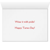 Tartan Day Bagpiper (Innenansicht Horizontal (Unten))