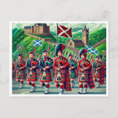 Tartan Day Celebration - 16-Bit Postkarte (Vorderseite)