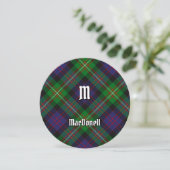Tartan der Clan MacDonell of Glengarry Einladung (Stehend Vorderseite)