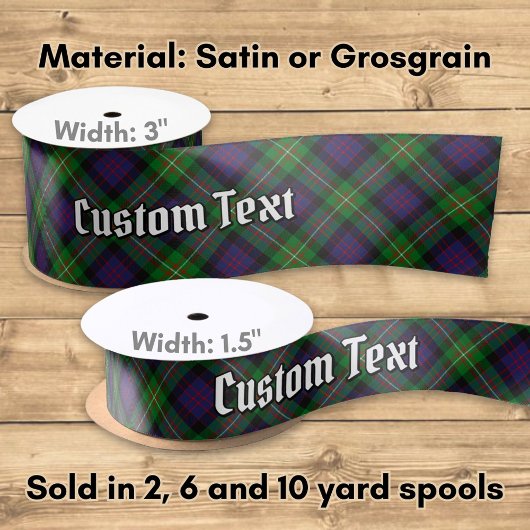 Tartan der Clan MacDonell of Glengarry Satinband