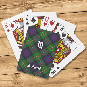 Tartan der Clan MacDonell of Glengarry Spielkarten
