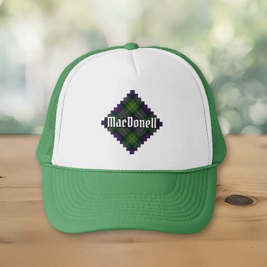 Tartan der Clan MacDonell of Glengarry Truckerkappe