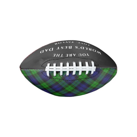 Tartan, der Kariertste Vater der Welt Football (Vorderseite)