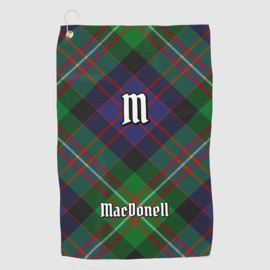 Tartan des Clan MacDonell of Glengarry Golfhandtuch (Vorderseite)