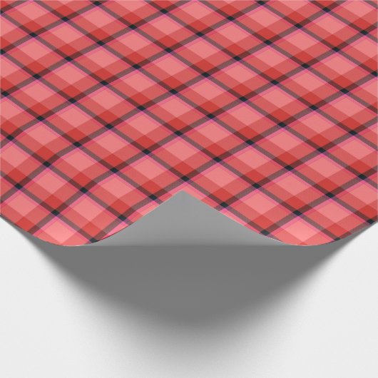 Tartan Design Geschenkpapier (Ecke)