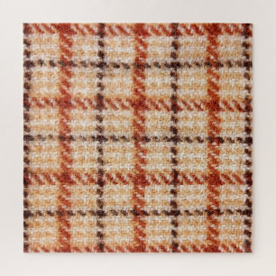 Tartan Design: Klassische Textil Textur. Puzzle