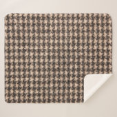 Tartan Design Textur Sherpadecke (Vorderseite (Horizontal))