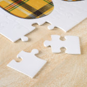 Tartan Dog Paw Print Puzzle (Seite)