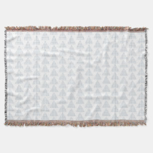 Tartan Dreiecke Blau Decke