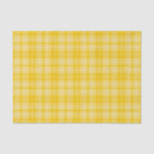 Tartan - Dunkelgelb bis pastellgelb Seidenpapier (Vorderseite)