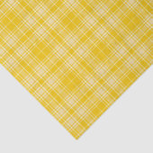 Tartan - Dunkelgelb bis pastellgelb Seidenpapier (Ausschnitt)