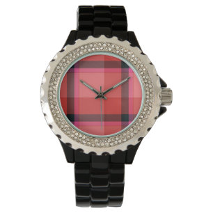 Tartan-Entwurf Armbanduhr