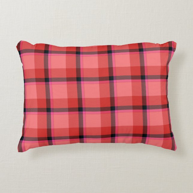 Tartan-Entwurf Dekokissen (Vorderseite)