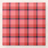 Tartan-Entwurf Glasuntersetzer (Vorderseite)