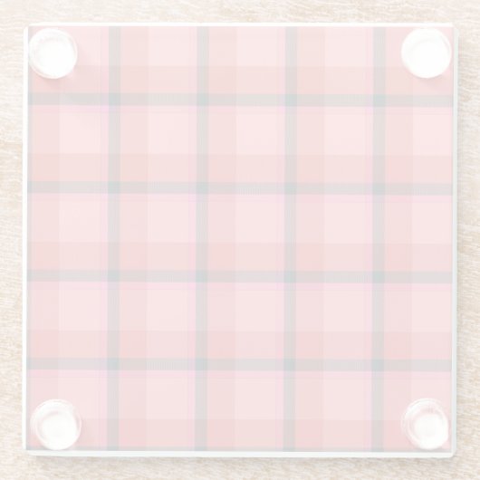 Tartan-Entwurf Glasuntersetzer (Rückseite)
